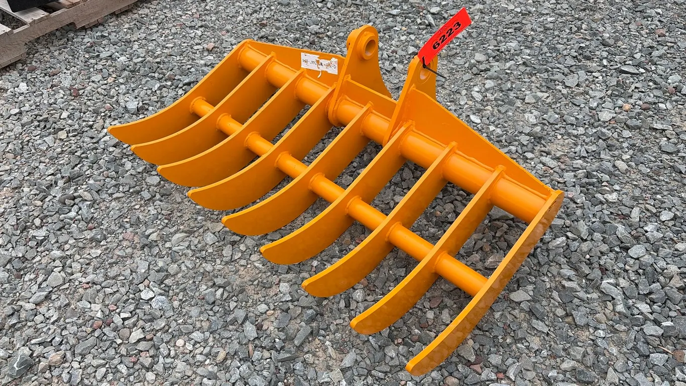 Approx. 44" Unused Future Excavator Rake Attachment