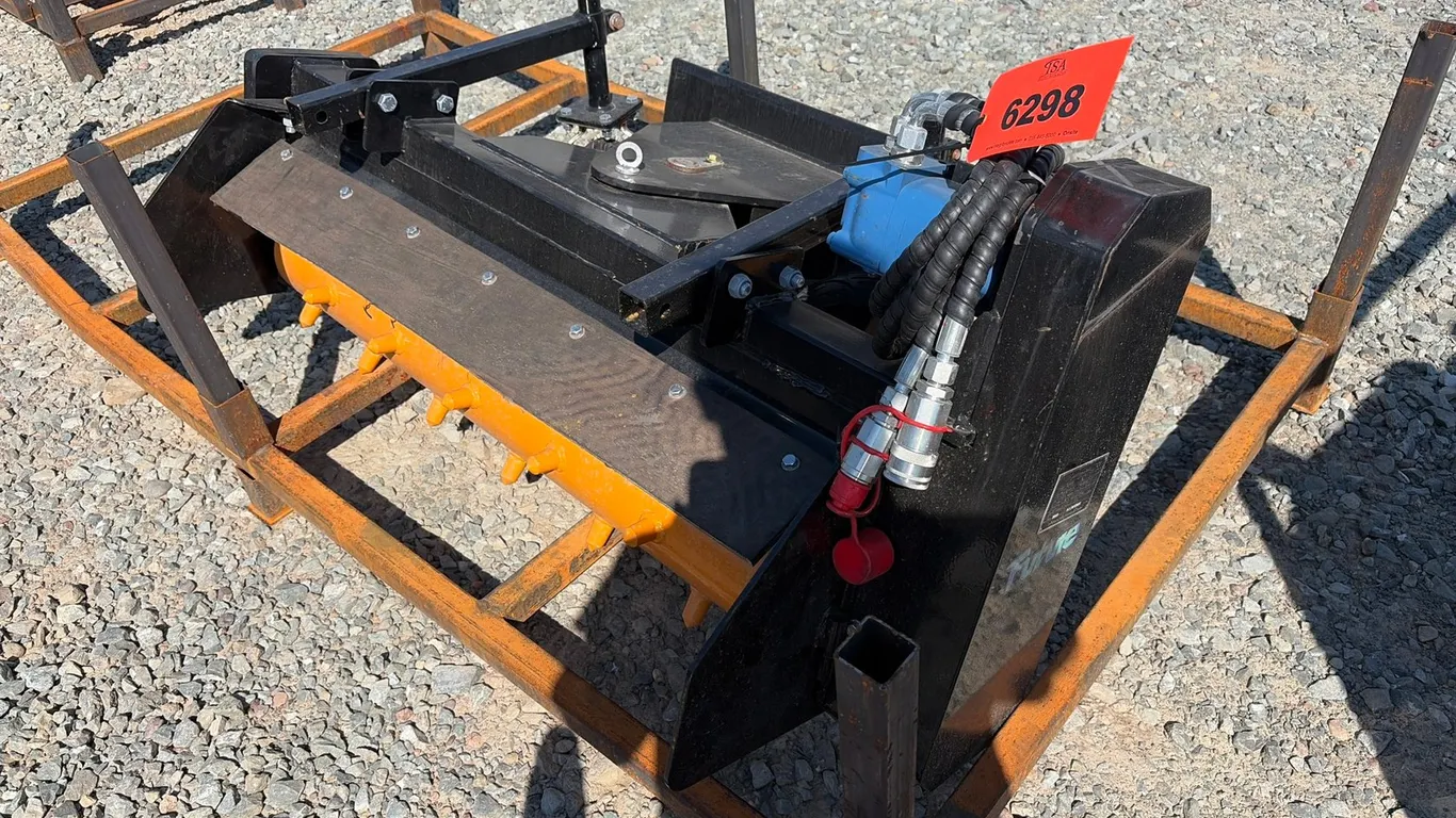 Approx. 42" Unused Future MPR42 Mini Skid Steer Power Rake Attachment