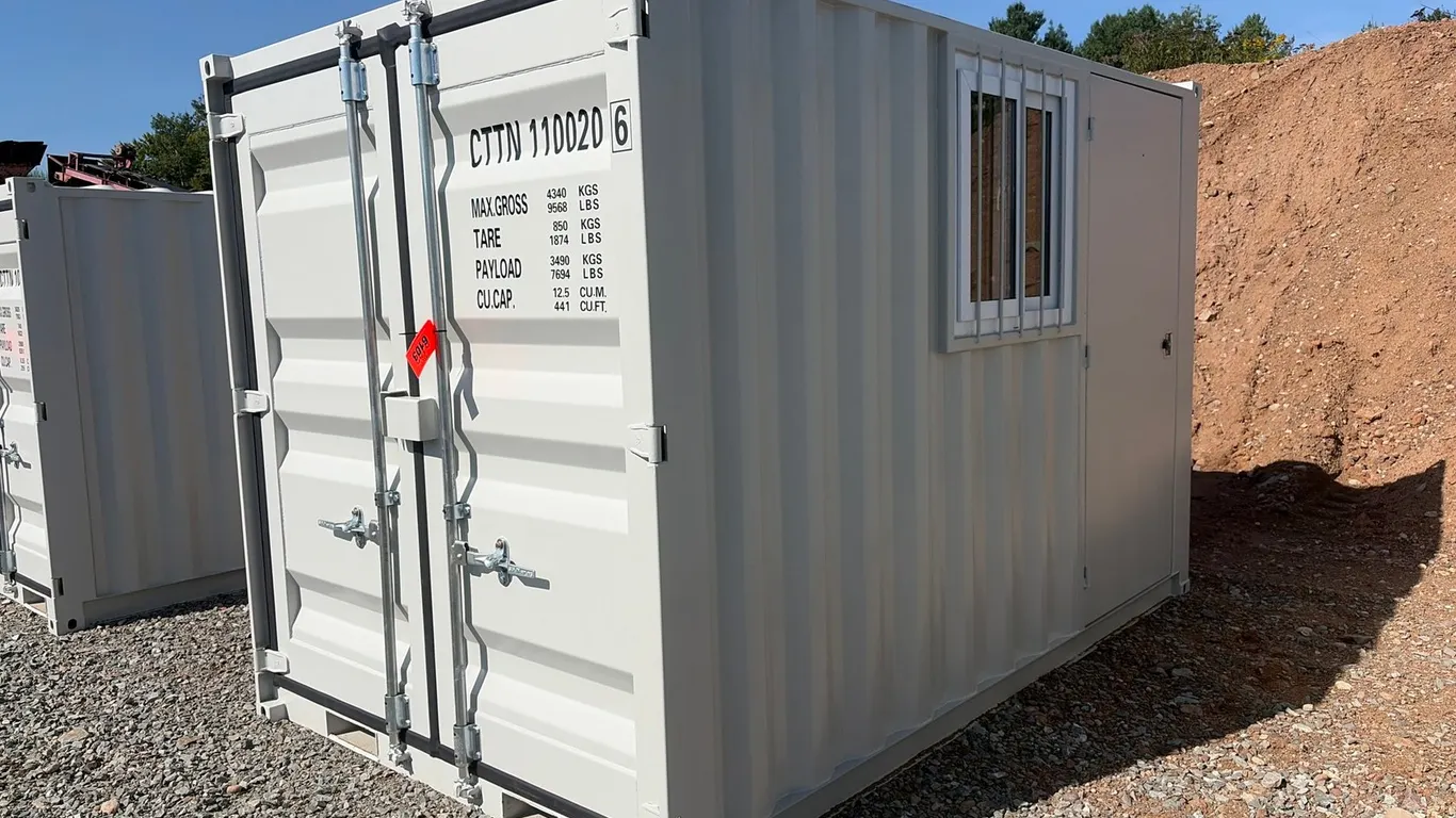 Approx. 11' Unused Shipping Container Office