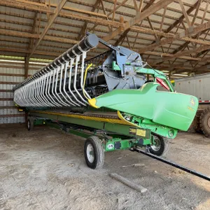 John Deere 735FD Flex Draper Combine Platform W/Cart