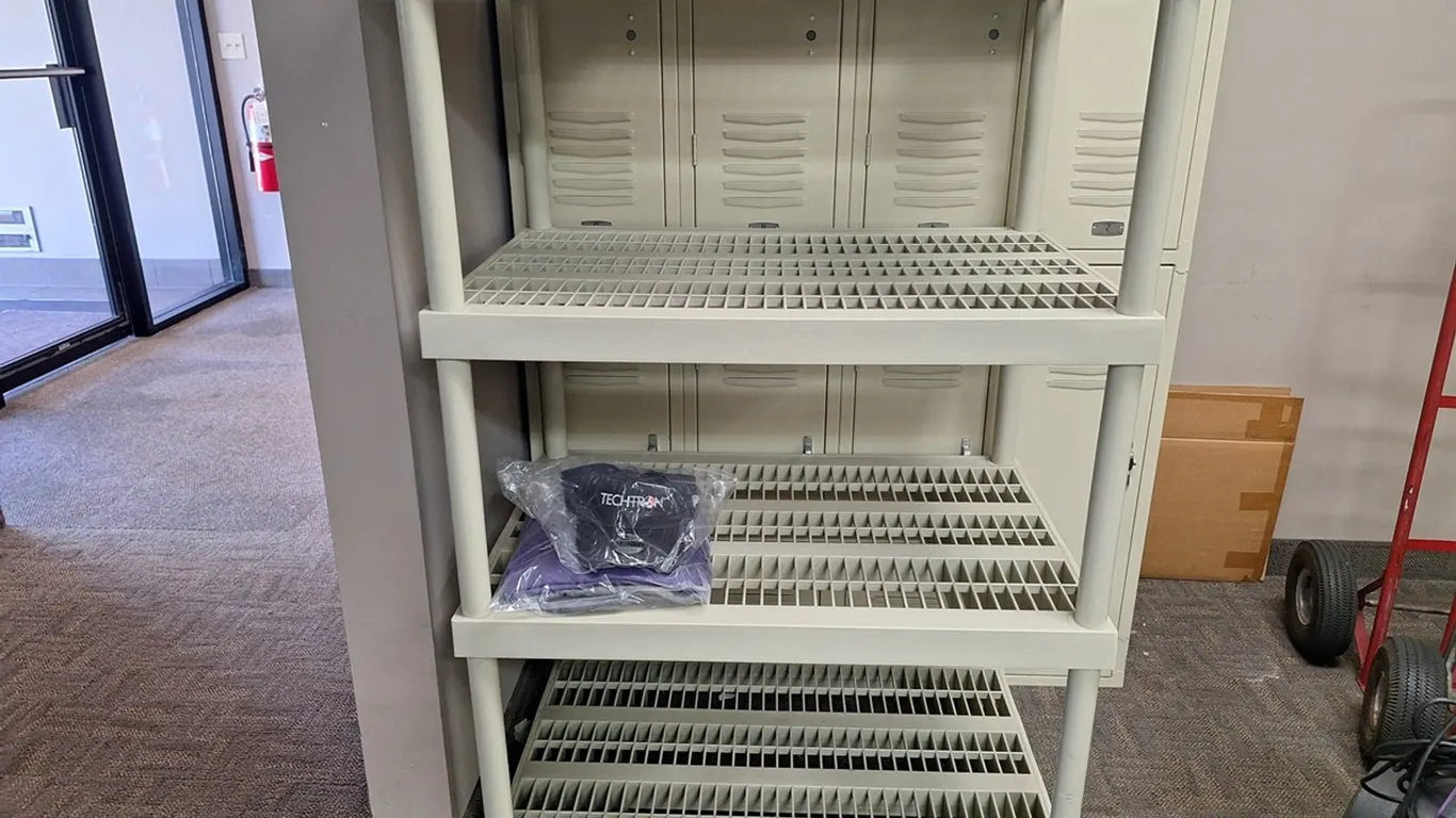 3-Tier Poly Shelf, 36"x24"x56"
