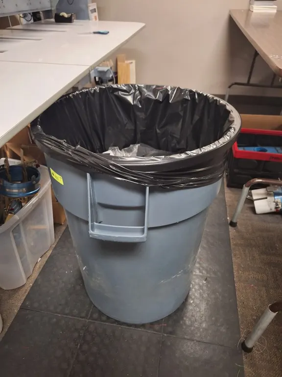 3 Brute Trash Bins