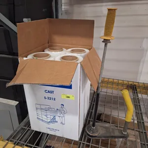 Box of ULINE Stretch Wrap with Spool Tool