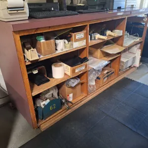 Shipping/Receiving Desk with Contents, 84"x24"x34"