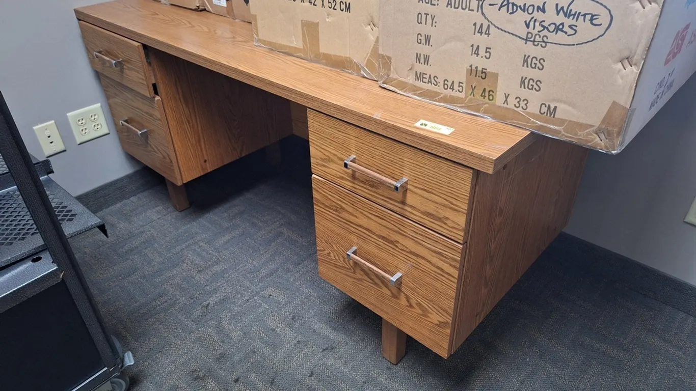 Wood Desk, 60"x30"x29"