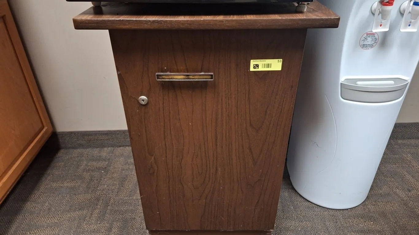 Wood/Metal Cabinet, 30"H