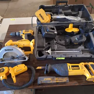 DeWalt 18V Tool Set with 3 Batteries, and Charger