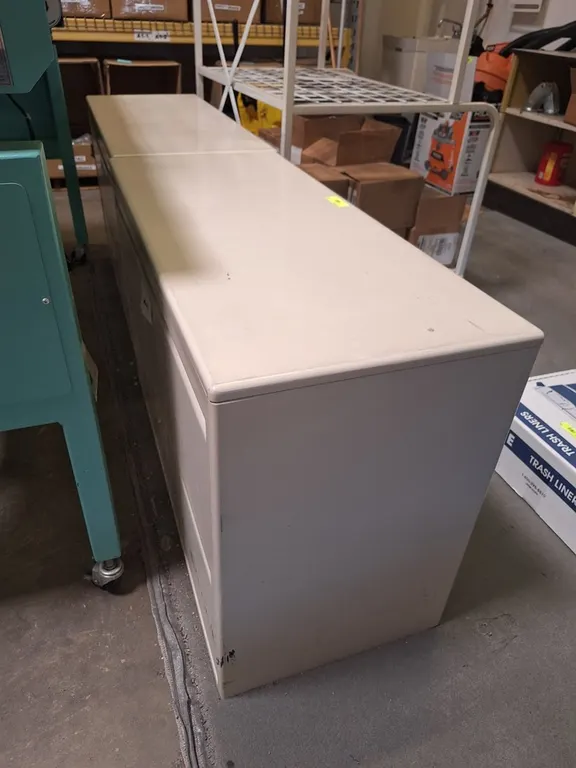 2 Metal Lateral File Cabinets, 42"x18"x27"
