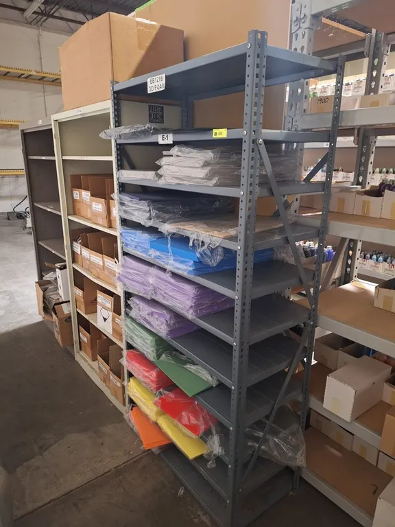 3 Metal Shelves, All 36" W