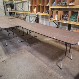 5 Folding Tables, 96"x36"x36"