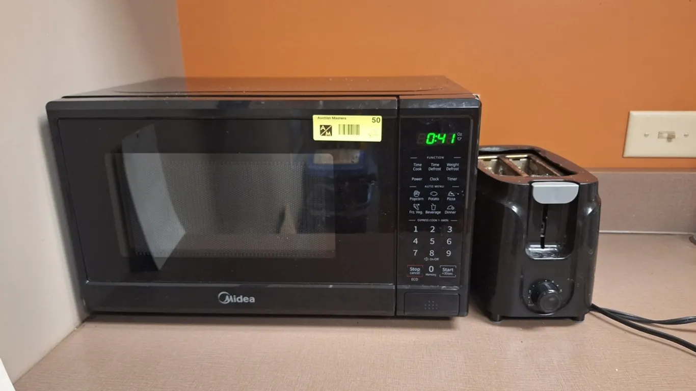 Microwave and Toaster