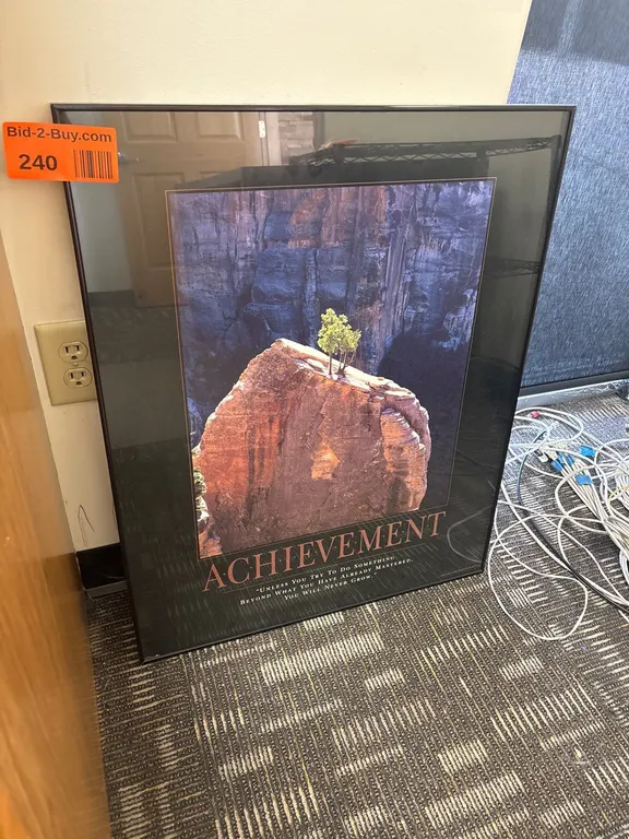 Framed Achievement Poster