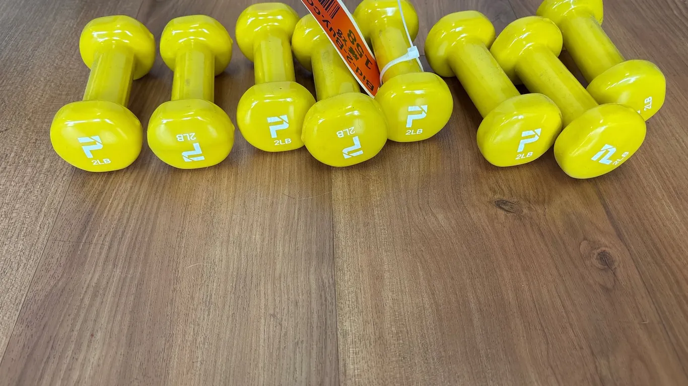 (8) 2 Pound Free Weights