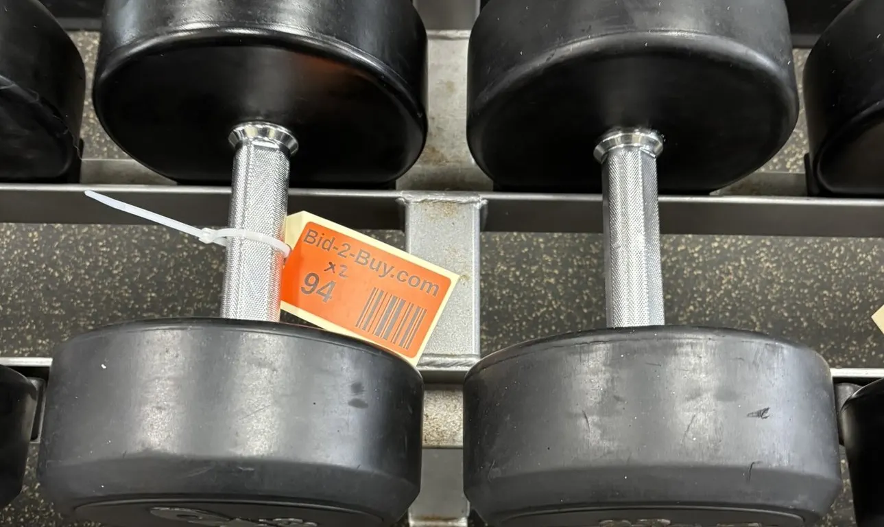(2) TKO Free Weights 65 Pounds
