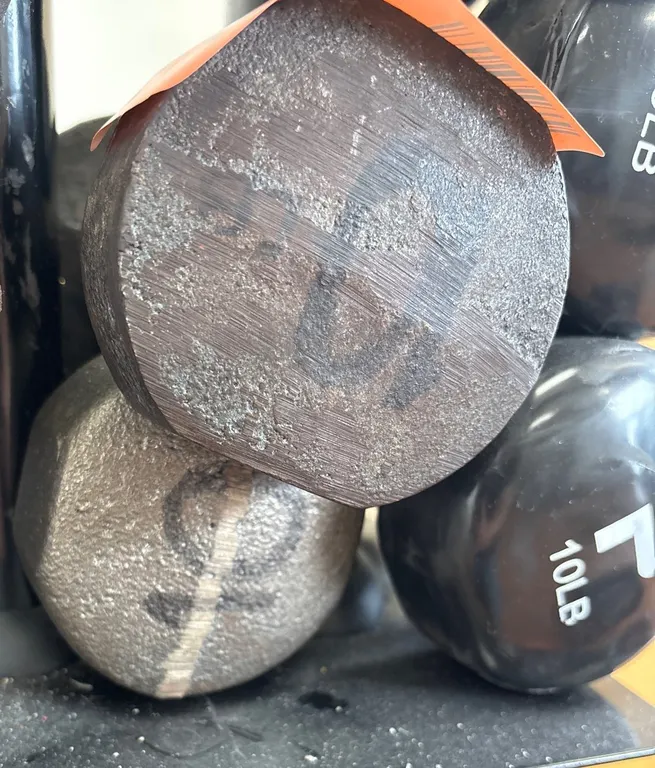 (2) 10 Pound Free Weights