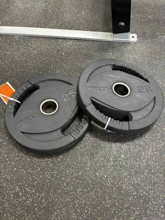 (2) TKO 25 Pound Dumbbells