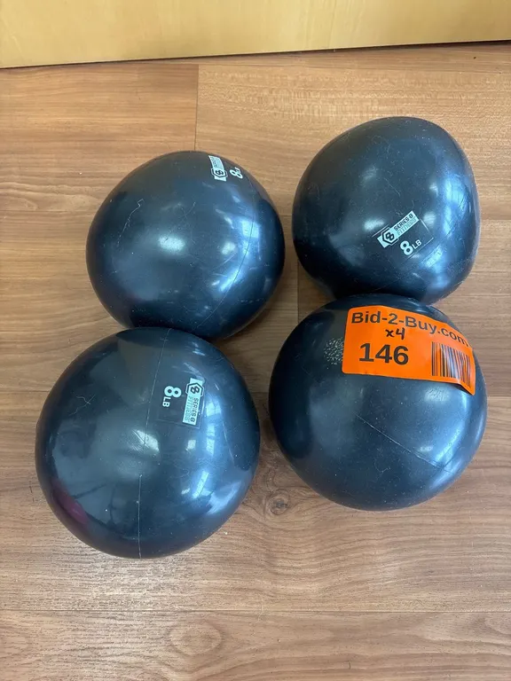(4) Series 8 Fitness 8 Pound Weighted Ball