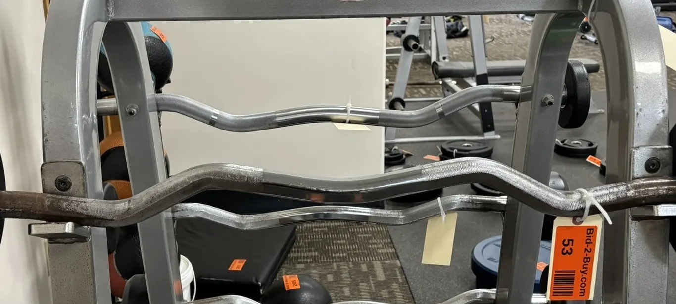 TKO EZ Curls Fixed Barbell - 70 Pound