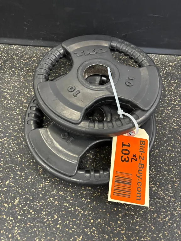 (2) TKO Dumbbells 10 Pounds