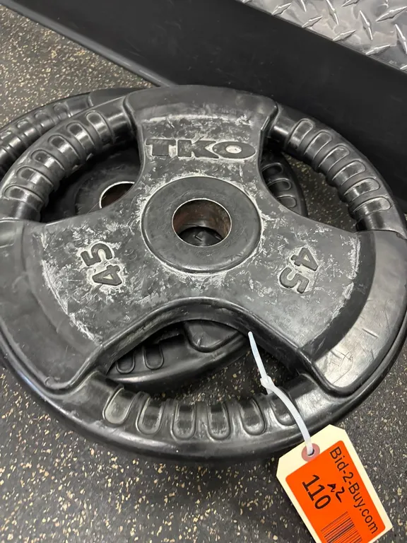 (2) TKO Dumbbells 45 pounds