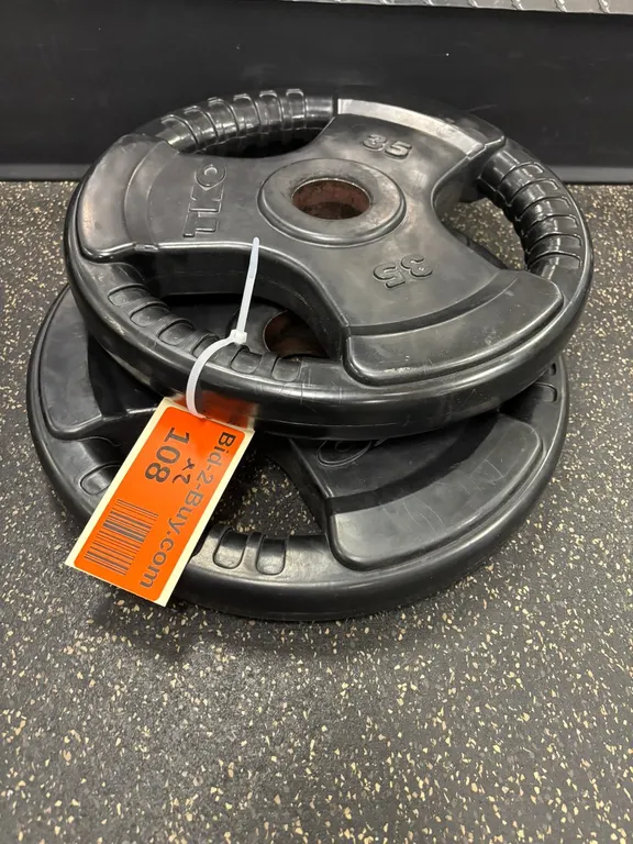 (2) TKO Dumbbells 35 Pounds