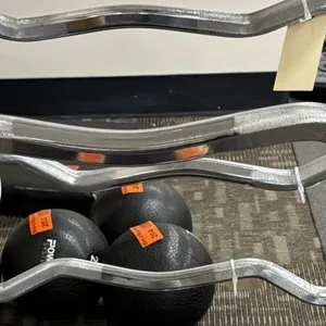 TKO EZ Curls Fixed Barbell - 80 Pounds