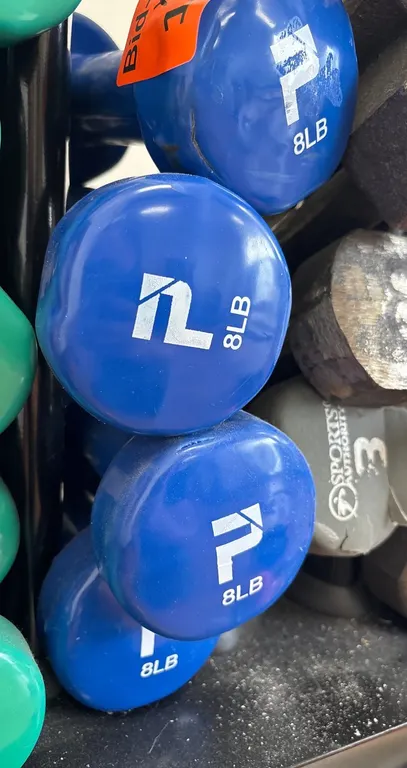 (4) 8 Pound Free Weights