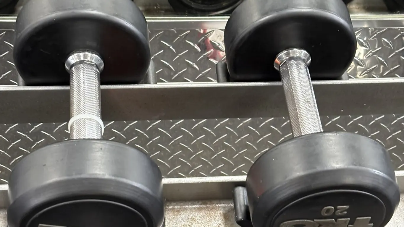 (2) TKO Free Weights 20 Pounds