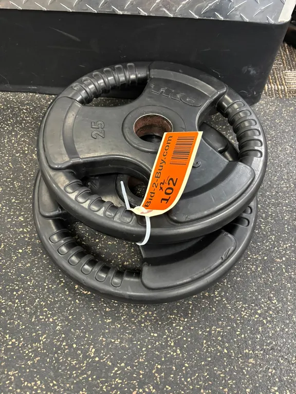 (2) TKO Dumbbells 25 Pounds