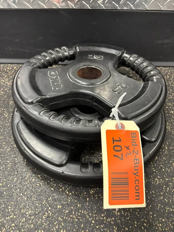 (2) TKO Dumbbells 25 Pounds