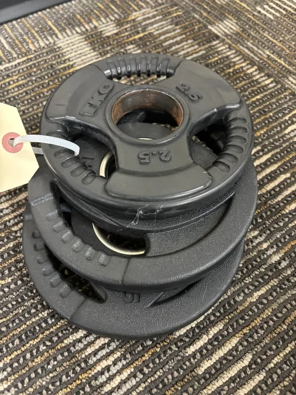 (3) TKO Dumbbells 2.5 Pounds