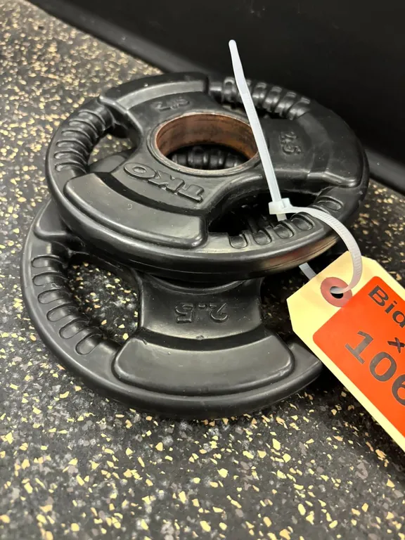 (2) TKO Dumbbells 2.5 Pounds