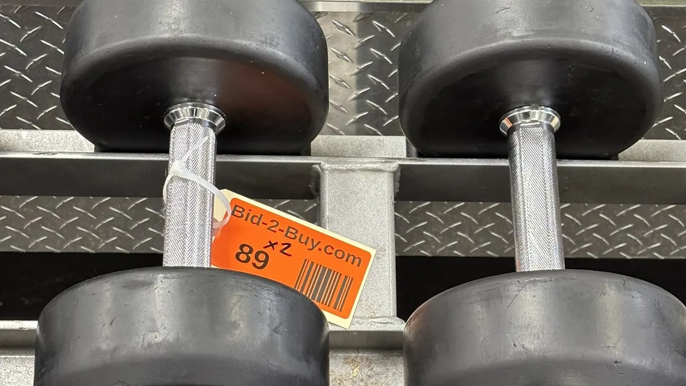 (2) TKO Free Weights 40 Pounds