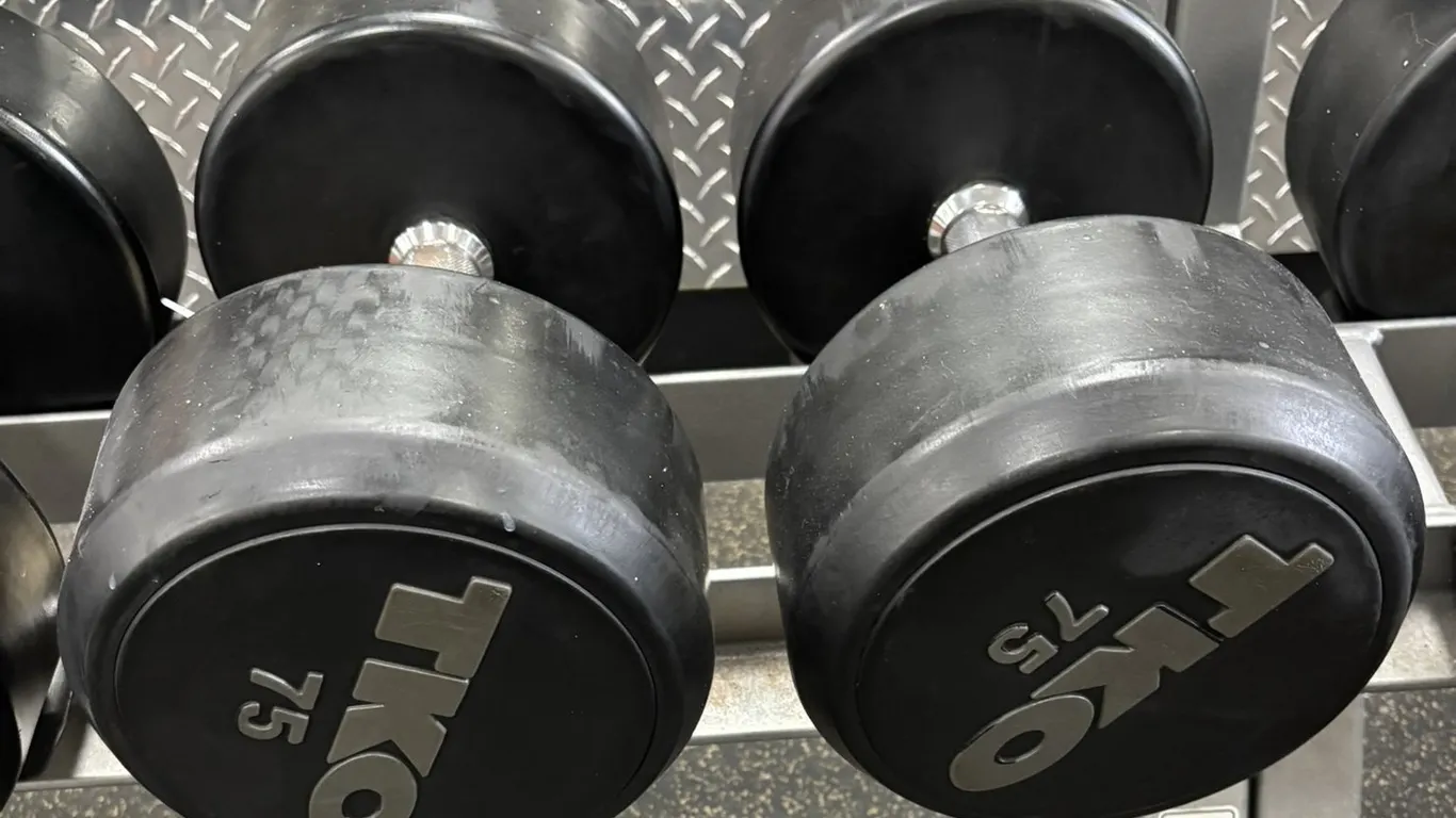 (2) TKO Free Weights 75 Pounds