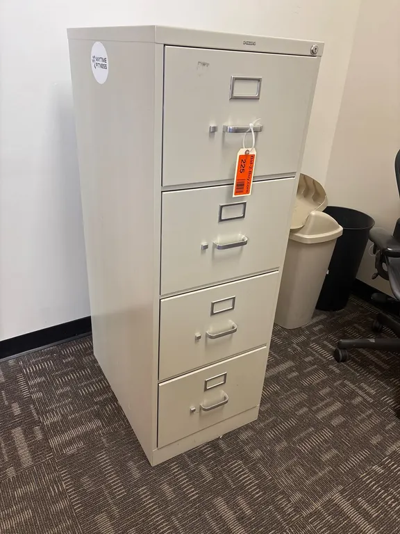 4 Drawer Filing Cabinet, Tan