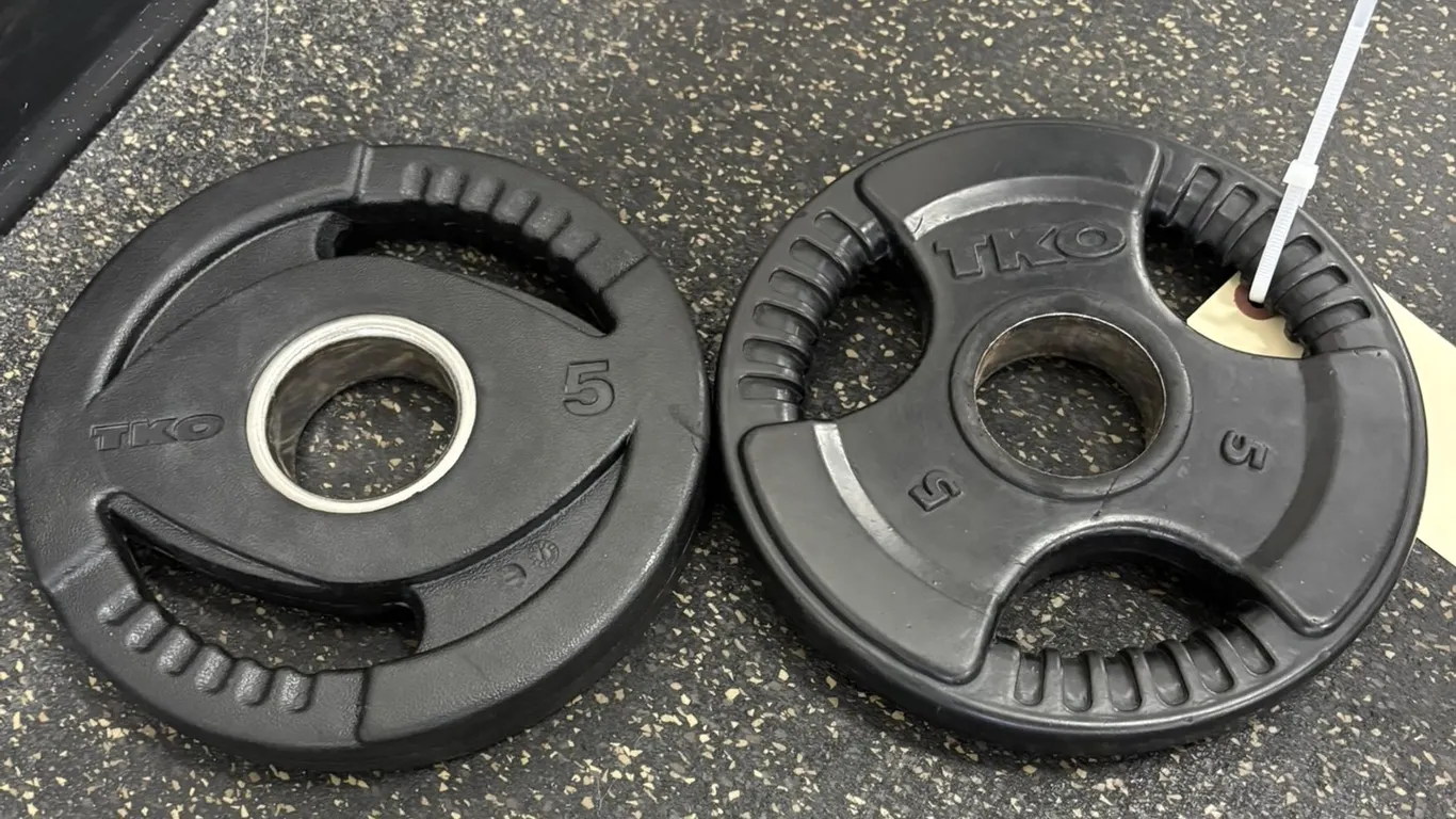 (2) TKO 5 Pound Dumbbells