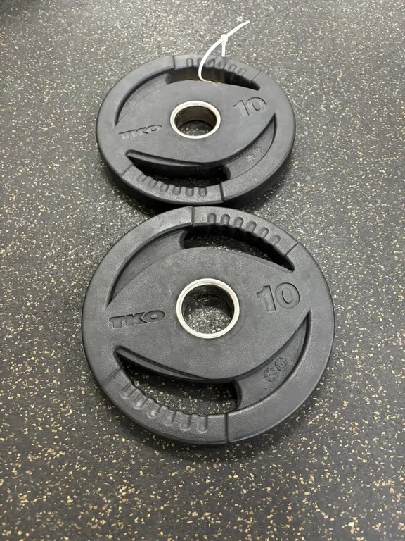 (2) TKO 10 Pound Dumbbells