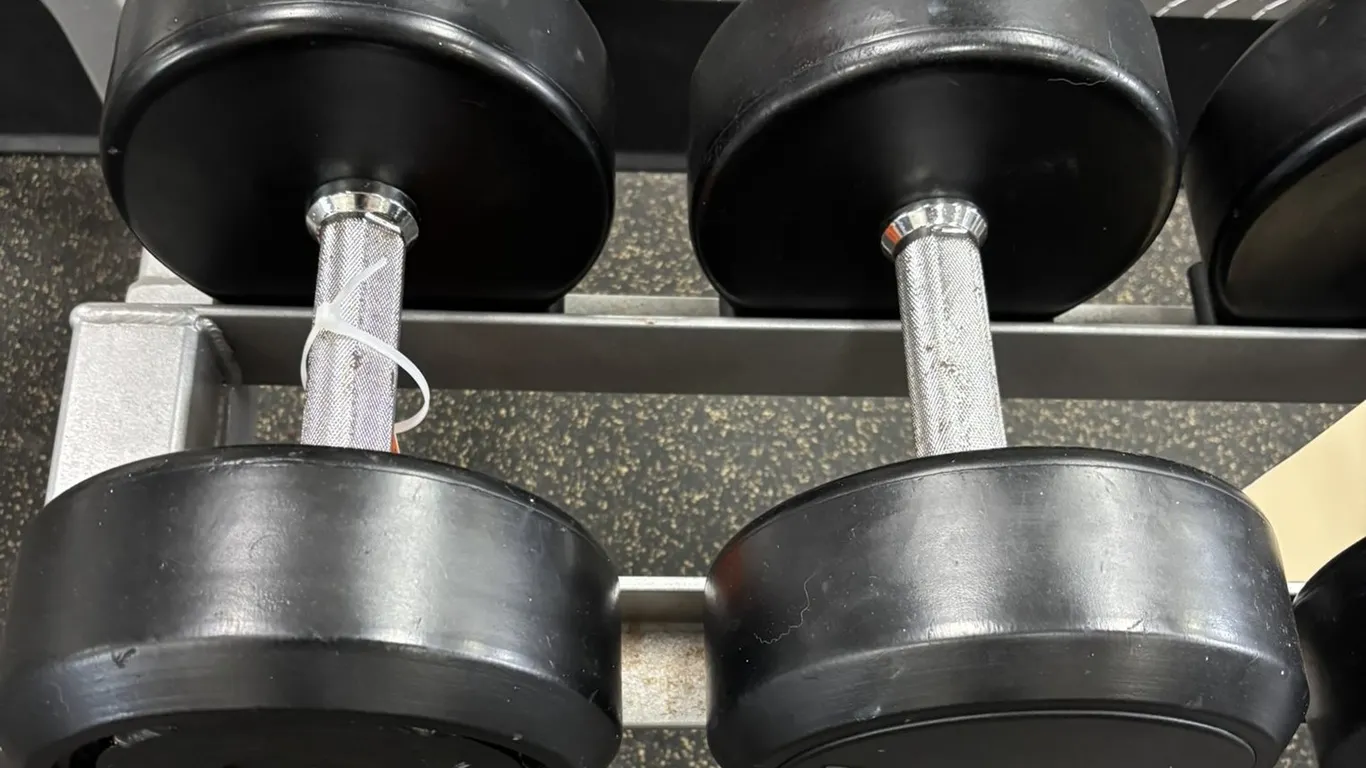 (2) TKO Free Weights 55 Pounds