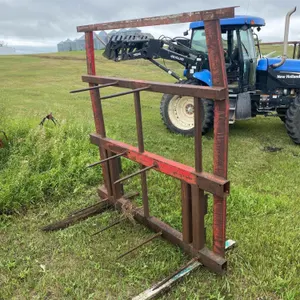 high back bale fork (quick attach mount to bi-directional)