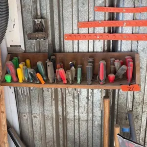 Assorted Screwdrivers, sockets and air ends
