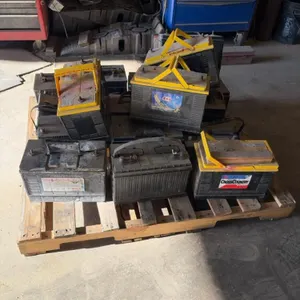 Assortment of used batteries