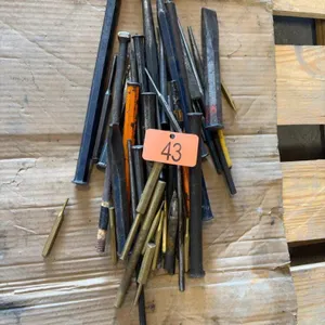 Assortment of punches and chisels