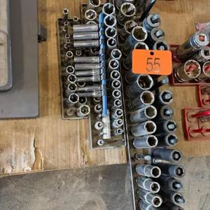 Assortment of metric sockets