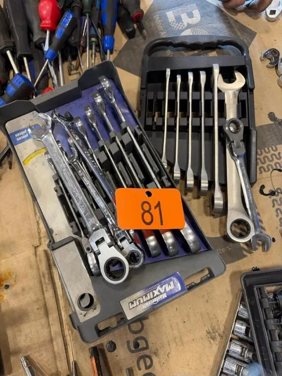 Assortment of Ratcheting wrenches