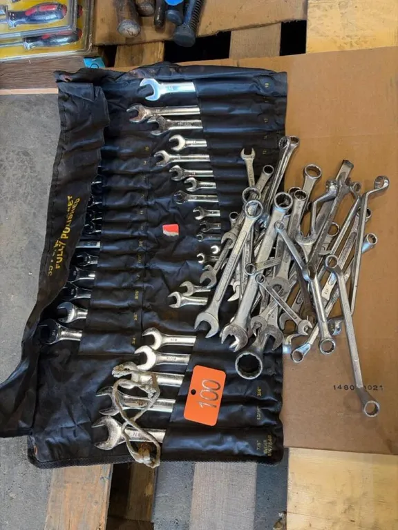 Assortment of wrenches