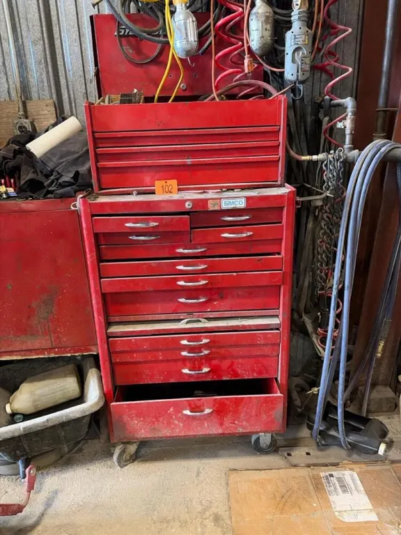 Tool box contents included