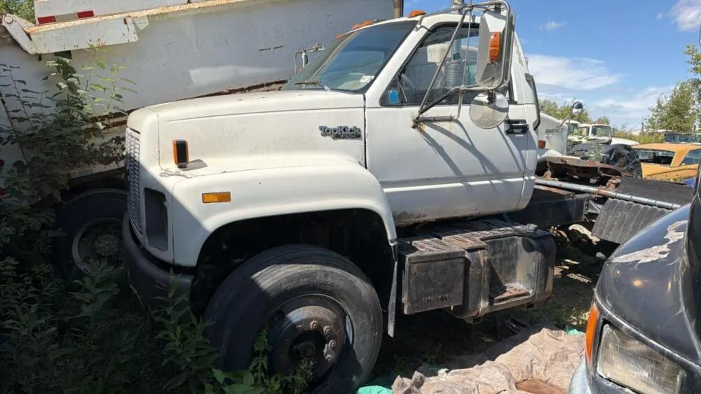 GMC top kick single wheel highway tractor