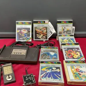 LEISURE VISION GAME CONSOLE W/ GAMES