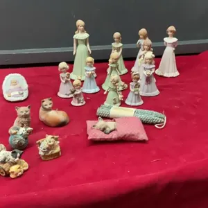 COLLECTION OF FIGURINES - MOST ARE “GROWING UP” BIRTHDAY GIRLS