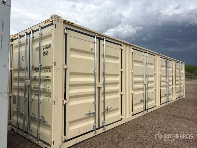 2026 40 ft High Cube Multi-Door Storage Container